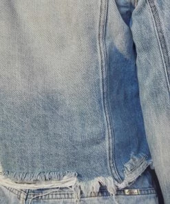 KANCAN Halston Denim Jacket Jackets & Outwear 21 KANCAN Halston Denim Jacket Jackets & Outwear