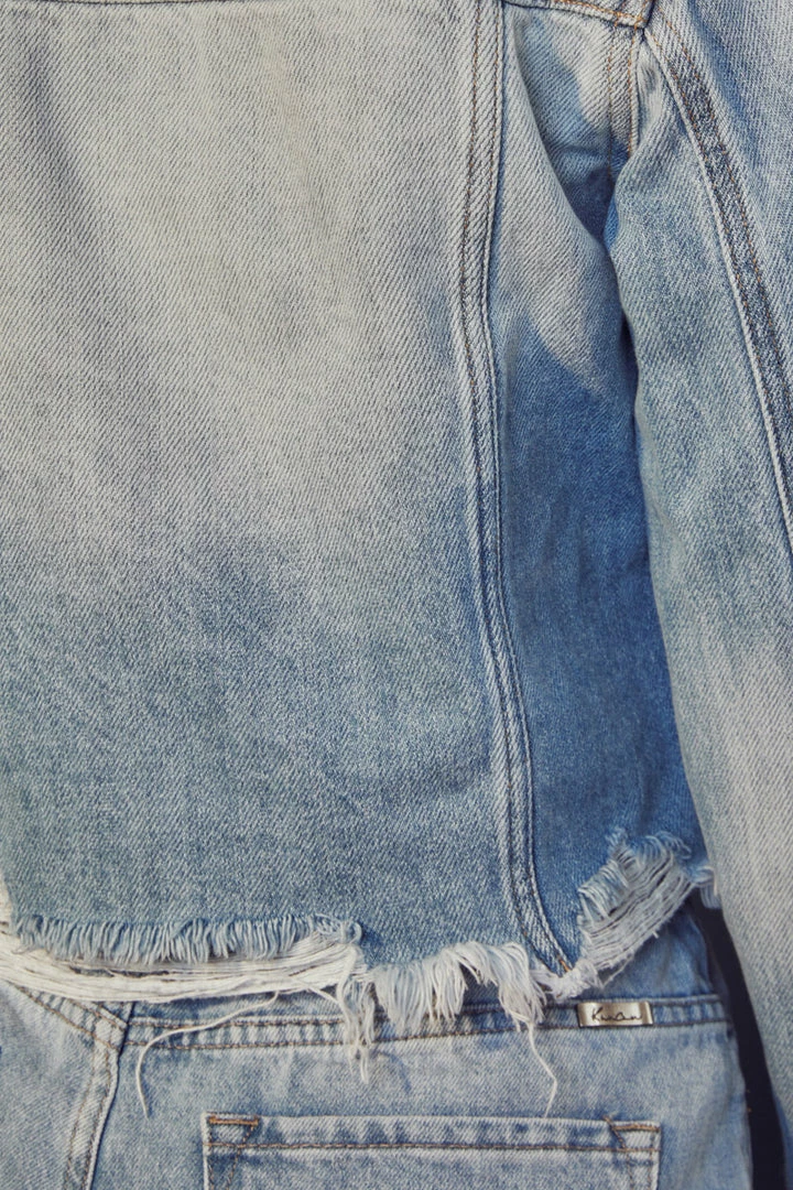 KANCAN Halston Denim Jacket Jackets & Outwear 12 KANCAN Halston Denim Jacket Jackets & Outwear