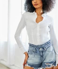 KANCAN Solstice Ultra High Rise Tie-Belt Shorts