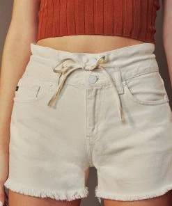 KANCAN Solstice Ultra High Rise Tie-Belt Shorts