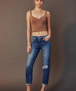 KANCAN Lexington Mid Rise Boyfriend Jeans