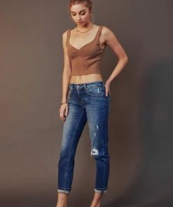 KANCAN Lexington Mid Rise Boyfriend Jeans