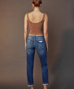 KANCAN Lexington Mid Rise Boyfriend Jeans