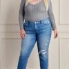 KANCAN Halen Mid Rise Boyfriend Jeans - Plus 1 KANCAN Halen Mid Rise Boyfriend Jeans - Plus