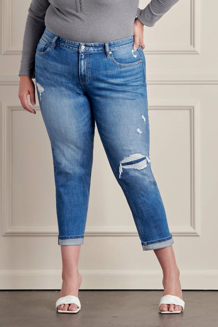 KANCAN Halen Mid Rise Boyfriend Jeans - Plus 6 KANCAN Halen Mid Rise Boyfriend Jeans - Plus
