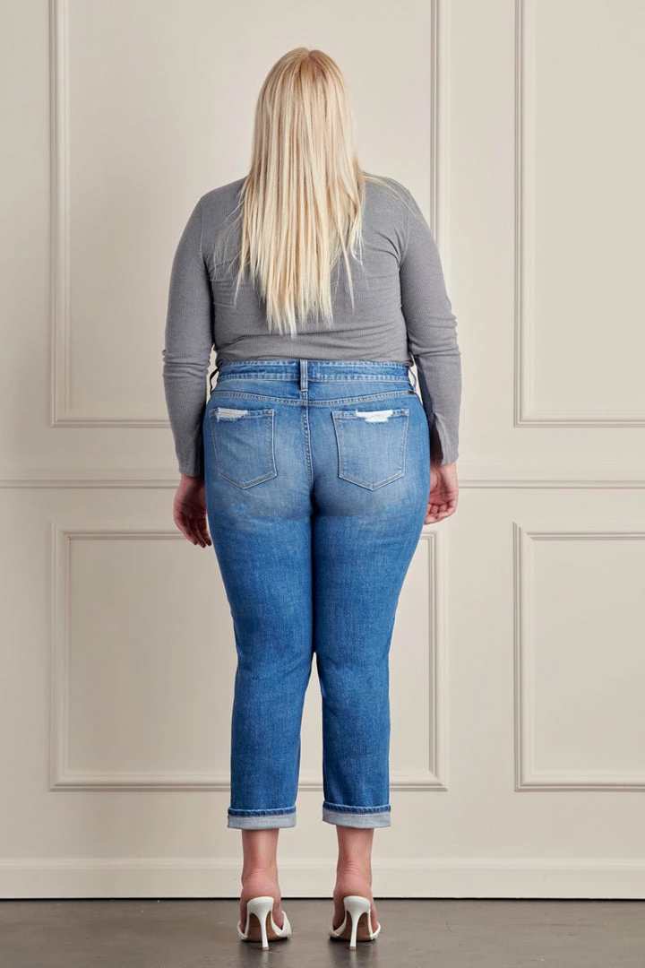 KANCAN Halen Mid Rise Boyfriend Jeans - Plus 5 KANCAN Halen Mid Rise Boyfriend Jeans - Plus