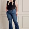 KANCAN Amelia Mid Rise Flare Jeans Petite - Plus