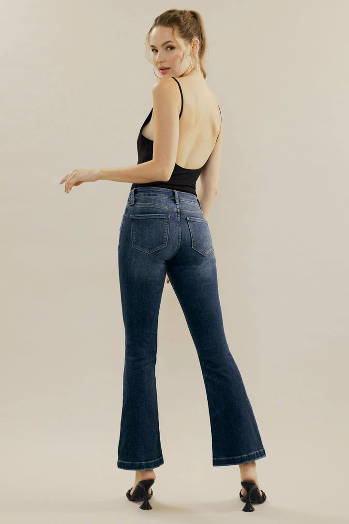 KANCAN Saylor Mid Rise Flare Jeans - Petite 16 KANCAN Saylor Mid Rise Flare Jeans - Petite