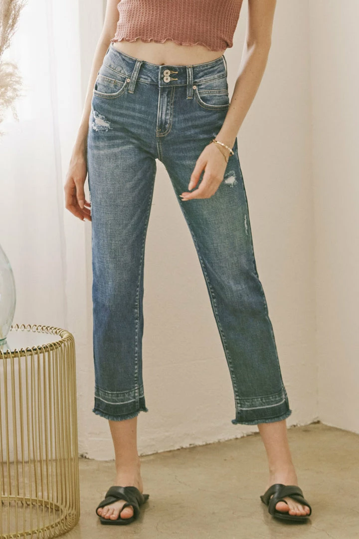 KANCAN Georgia Ultra High Rise Slim Straight Jeans Straight Leg 5 KANCAN Georgia Ultra High Rise Slim Straight Jeans Straight Leg