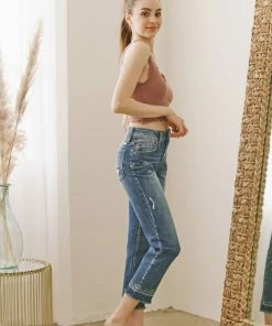 KANCAN Georgia Ultra High Rise Slim Straight Jeans Straight Leg 22 KANCAN Georgia Ultra High Rise Slim Straight Jeans Straight Leg