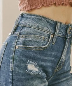 KANCAN Georgia Ultra High Rise Slim Straight Jeans Straight Leg 25 KANCAN Georgia Ultra High Rise Slim Straight Jeans Straight Leg