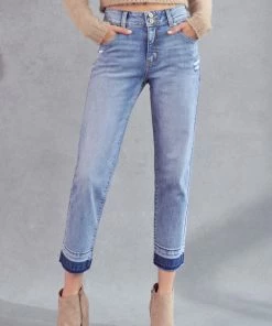 KANCAN Georgia Ultra High Rise Slim Straight Jeans Straight Leg 30 KANCAN Georgia Ultra High Rise Slim Straight Jeans Straight Leg