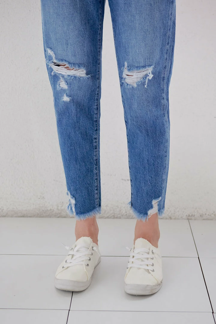 KANCAN Angel Ultra High Rise Paperbag Mom Jeans 7 KANCAN Angel Ultra High Rise Paperbag Mom Jeans