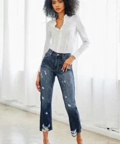 KANCAN Trevie Ultra High Rise Straight Leg Jeans 31 KANCAN Trevie Ultra High Rise Straight Leg Jeans