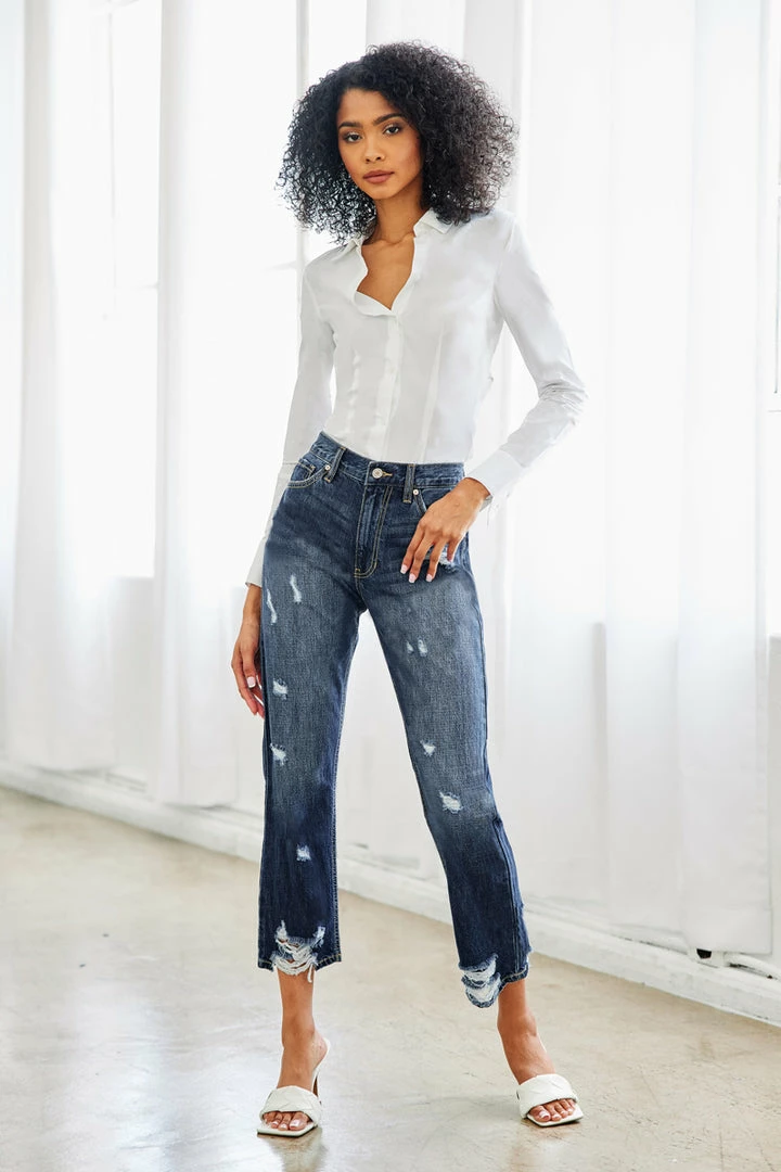 KANCAN Trevie Ultra High Rise Straight Leg Jeans 13 KANCAN Trevie Ultra High Rise Straight Leg Jeans