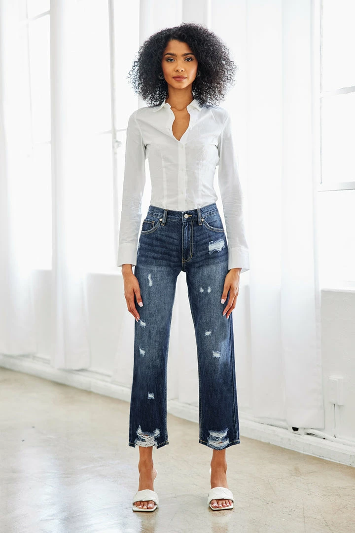 KANCAN Trevie Ultra High Rise Straight Leg Jeans 14 KANCAN Trevie Ultra High Rise Straight Leg Jeans