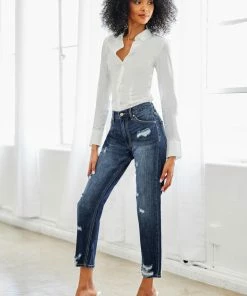 KANCAN Trevie Ultra High Rise Straight Leg Jeans 33 KANCAN Trevie Ultra High Rise Straight Leg Jeans