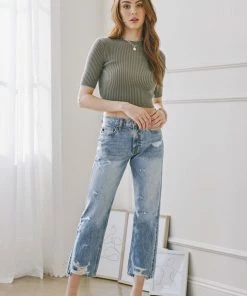 KANCAN Trevie Ultra High Rise Straight Leg Jeans 25 KANCAN Trevie Ultra High Rise Straight Leg Jeans