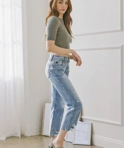 KANCAN Trevie Ultra High Rise Straight Leg Jeans 23 KANCAN Trevie Ultra High Rise Straight Leg Jeans
