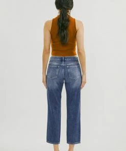 KANCAN Effy Mid Rise Boyfriend Jeans