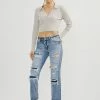 KANCAN Nicola High Rise Boyfriend Jeans