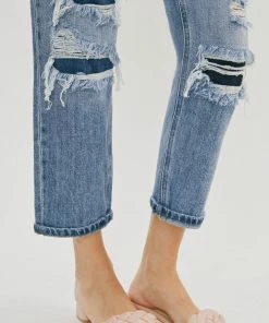 KANCAN Nicola High Rise Boyfriend Jeans