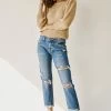KANCAN Veda High Rise Boyfriend Jeans 1 KANCAN Veda High Rise Boyfriend Jeans