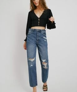 KANCAN Hilana Ultra High Rise 90's Boyfriend Jeans