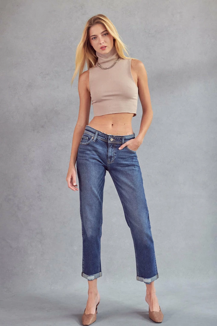 KANCAN Filana Mid Rise Boyfriend Jeans 4 KANCAN Filana Mid Rise Boyfriend Jeans