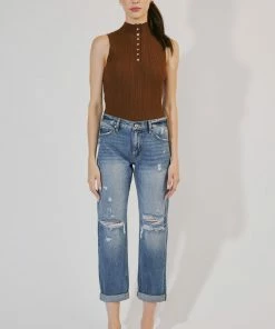 KANCAN Lowell Mid Rise Classic Boyfriend Jeans 12 KANCAN Lowell Mid Rise Classic Boyfriend Jeans