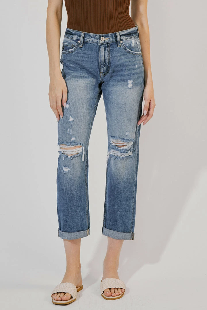 KANCAN Lowell Mid Rise Classic Boyfriend Jeans 6 KANCAN Lowell Mid Rise Classic Boyfriend Jeans