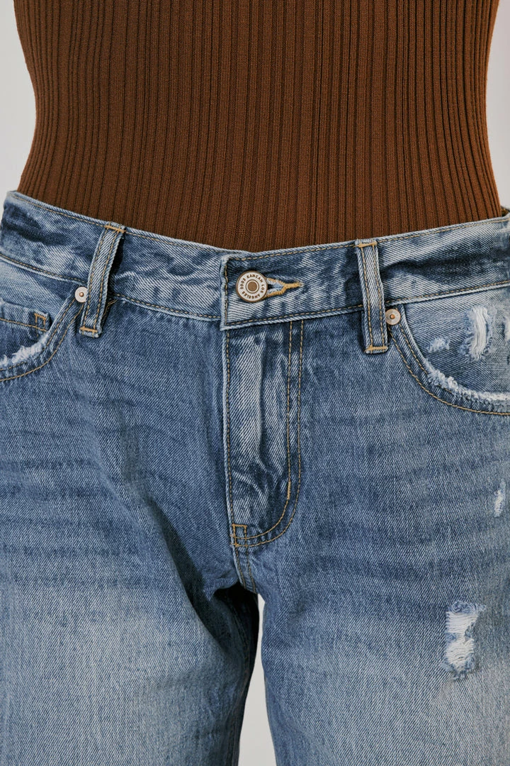 KANCAN Lowell Mid Rise Classic Boyfriend Jeans 9 KANCAN Lowell Mid Rise Classic Boyfriend Jeans