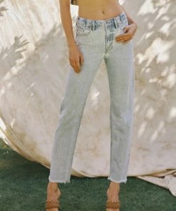 KANCAN Meadow High Rise Straight Leg Jeans