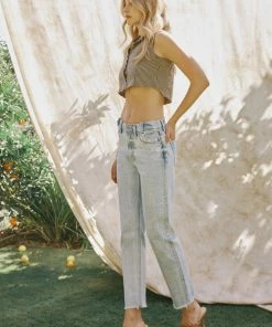 KANCAN Meadow High Rise Straight Leg Jeans