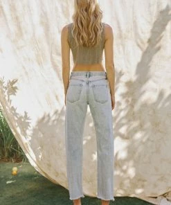 KANCAN Meadow High Rise Straight Leg Jeans