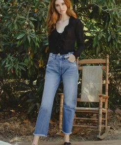 KANCAN Meadow High Rise Straight Leg Jeans