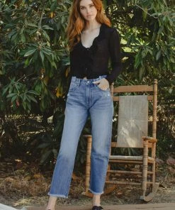 KANCAN Meadow High Rise Straight Leg Jeans