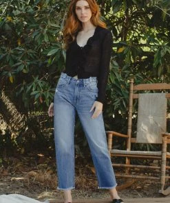 KANCAN Meadow High Rise Straight Leg Jeans