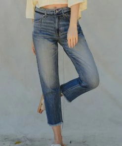 KANCAN Angelina High Rise Slim Straight Jeans Straight Leg