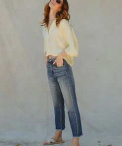 KANCAN Angelina High Rise Slim Straight Jeans Straight Leg