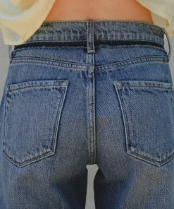 KANCAN Angelina High Rise Slim Straight Jeans Straight Leg