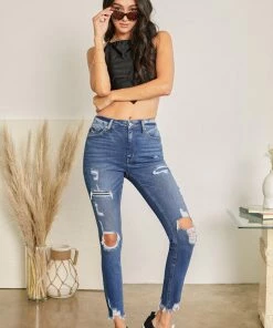 KANCAN Samantha High Rise Ankle Skinny Jeans
