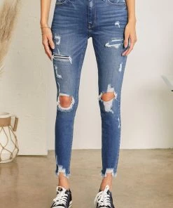 KANCAN Samantha High Rise Ankle Skinny Jeans