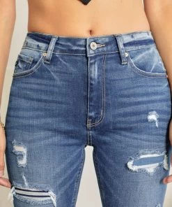 KANCAN Samantha High Rise Ankle Skinny Jeans