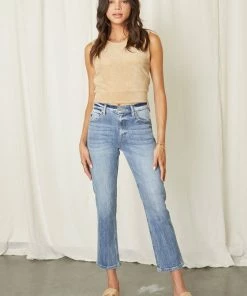 KANCAN Tilda High Rise Slim Straight Jeans