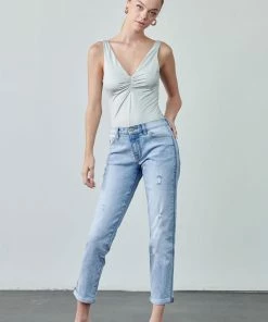 KANCAN Leonel Mid Rise Boyfriend Jeans
