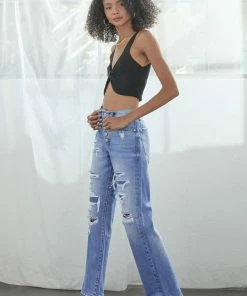 KANCAN Maddie Ultra High Rise 90's Boyfriend Jeans