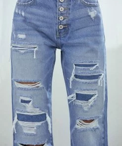 KANCAN Maddie Ultra High Rise 90's Boyfriend Jeans