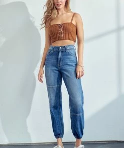 KANCAN Henley Ultra High Rise Joggers Slouch Fit & Joggers