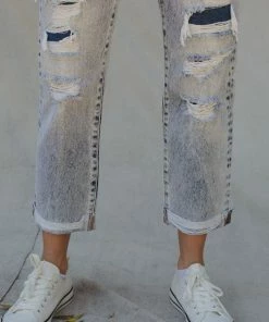 KANCAN Mikel High Rise Straight Leg Jeans